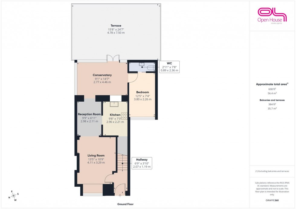 Floorplan for Walland Grove, Stafford