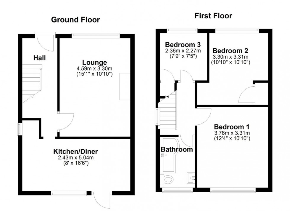 Floorplan for Kencot Walk, Bristol