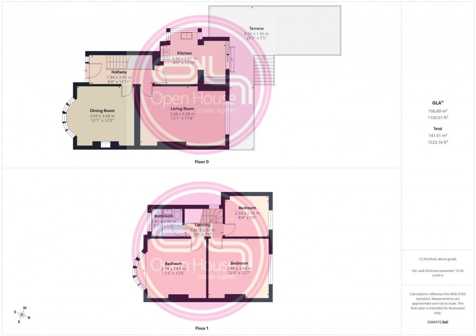 Floorplan for Bretby Lane, Bretby, Burton-On-Trent
