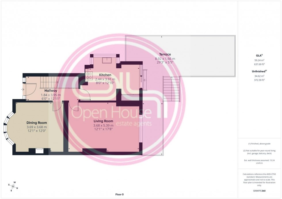 Floorplan for Bretby Lane, Bretby, Burton-On-Trent
