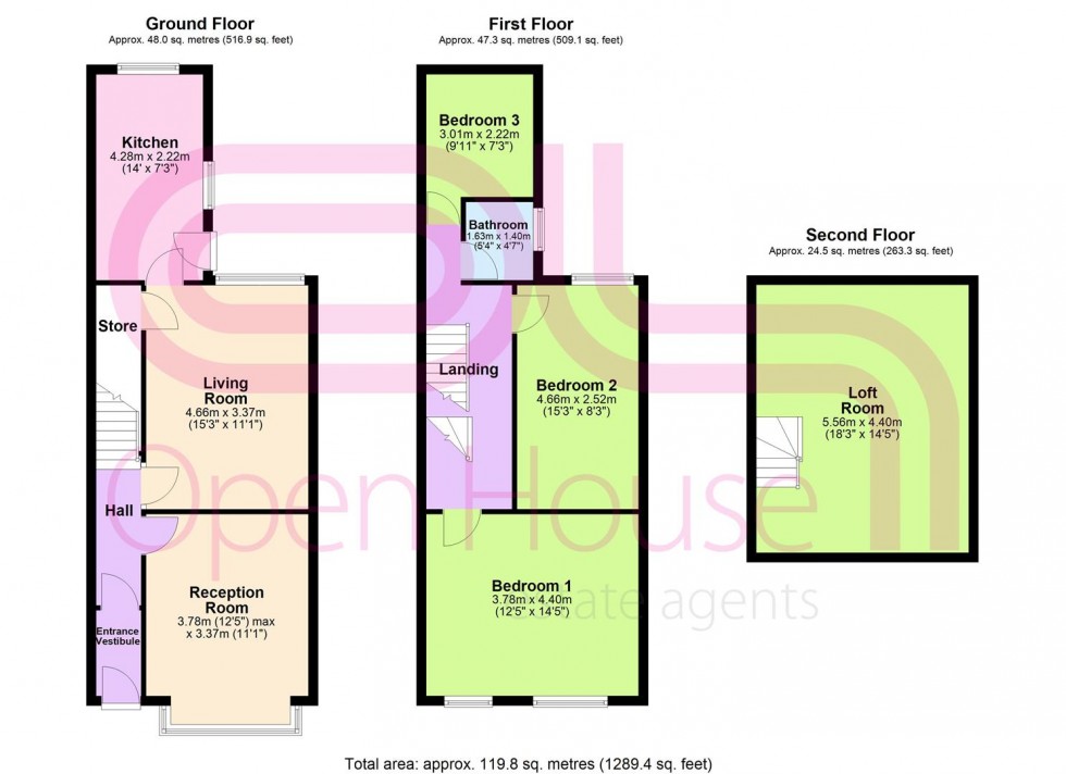 Floorplan for Waverley Road, Bolton
