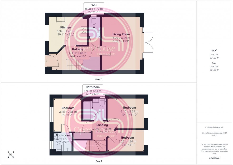 Floorplan for Furnace Lane, Castle Gresley, Swadlincote