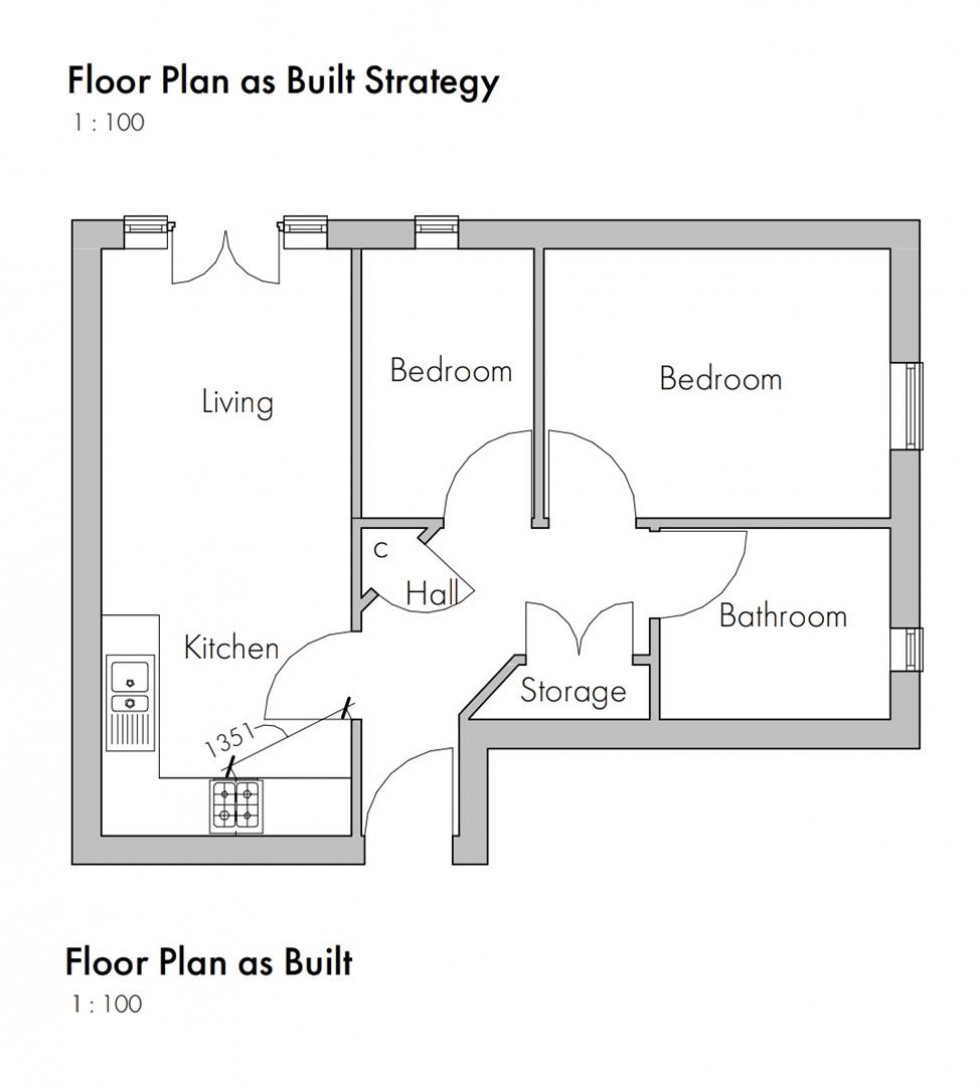 Floorplan for Archers Lodge, Culloden Close, Southwark