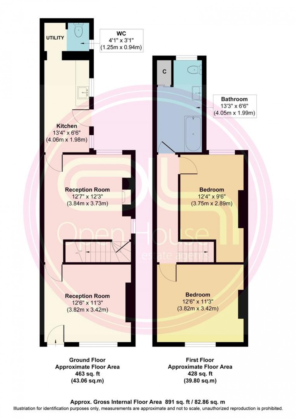 Floorplan for Hearthcote Road, Swadlincote