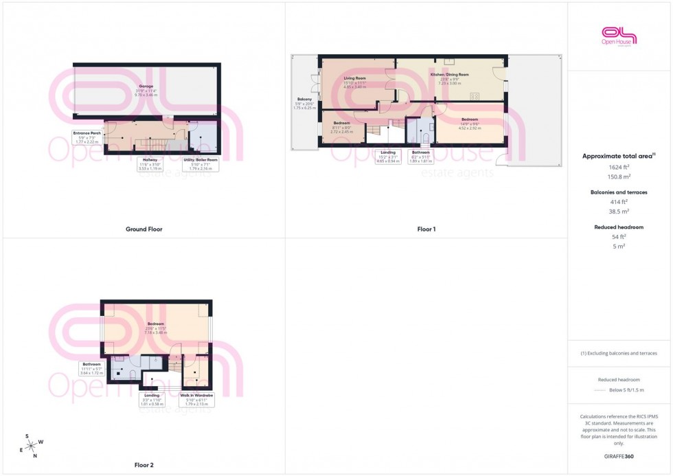 Floorplan for Cairo Avenue, Peacehaven