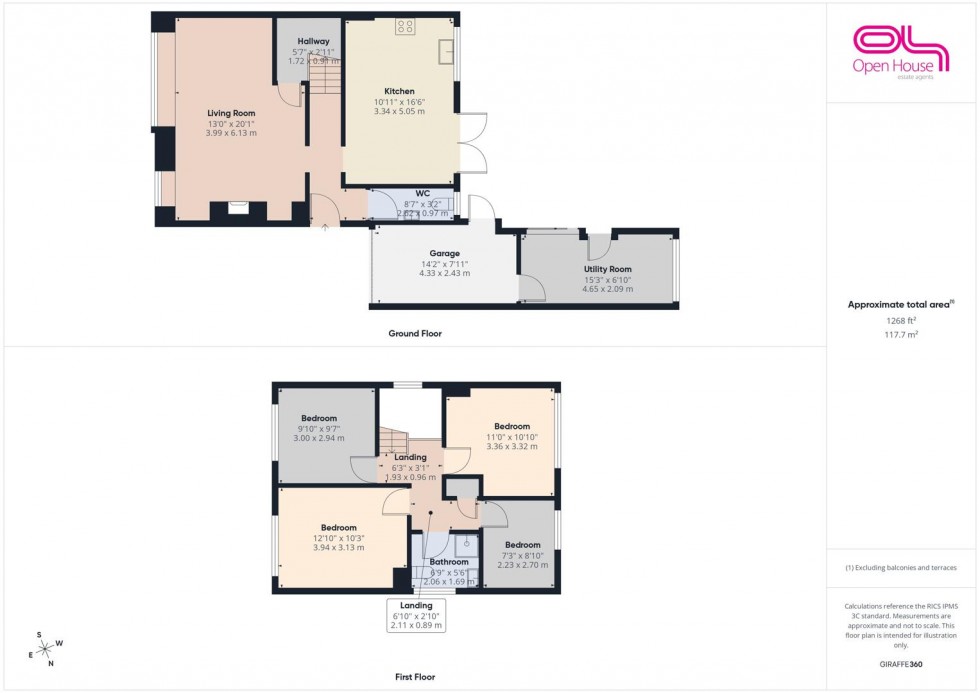 Floorplan for Hazel Drive, Cannock