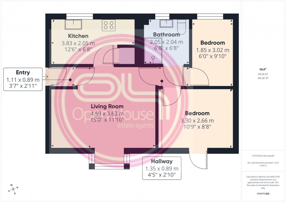 Floorplan for Ladywell Close, Stretton, Burton-On-Trent