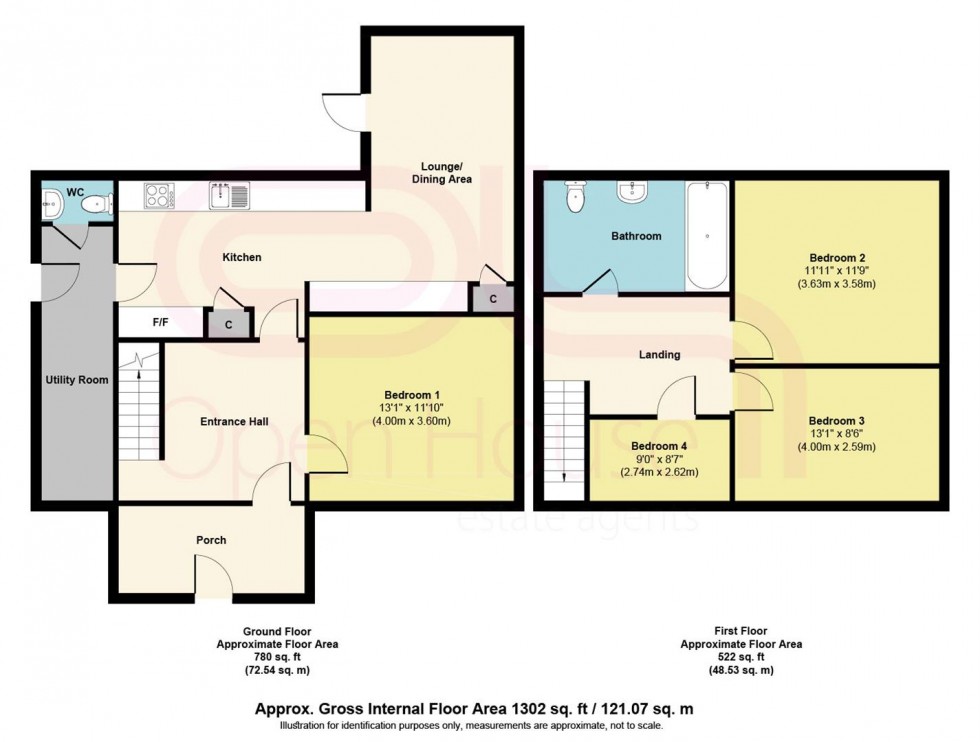 Floorplan for Byron Square, Trumpington