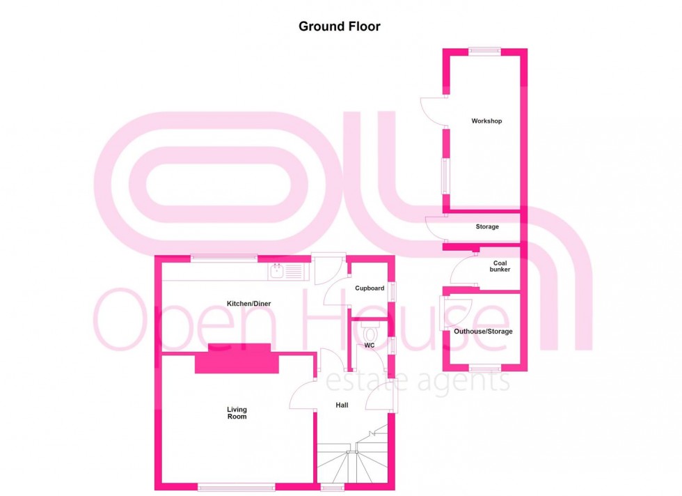 Floorplan for Kinnerley, Oswestry