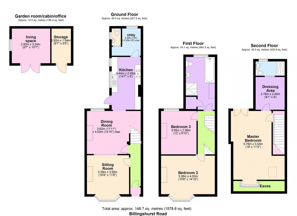 Floorplan for Billingshurst Road, Broadbridge Heath, Horsham