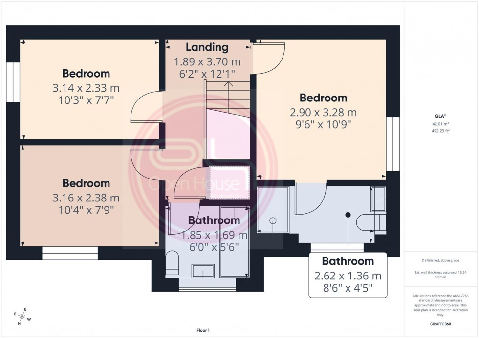 Floorplan for Holden Drive, Midway, Swadlincote