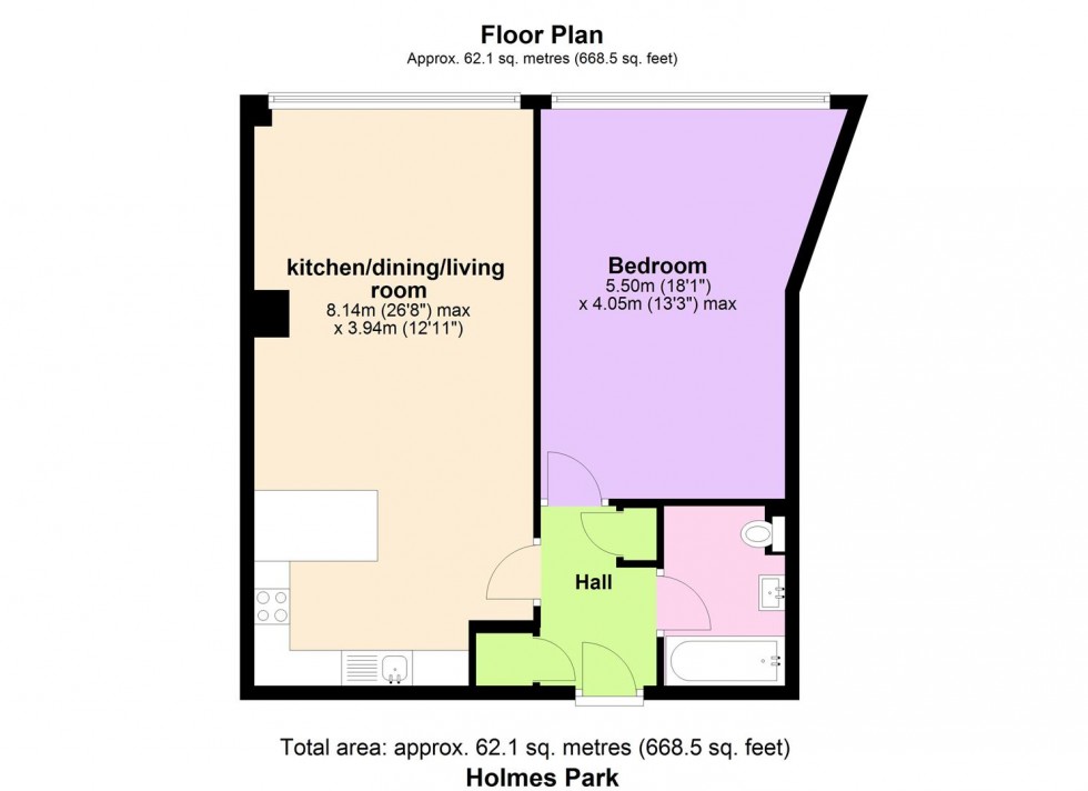 Floorplan for North Street, Horsham