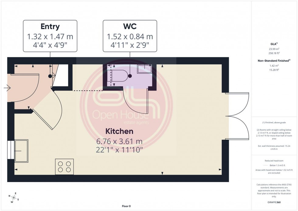Floorplan for Attlee Avenue, Anslow, Burton-On-Trent
