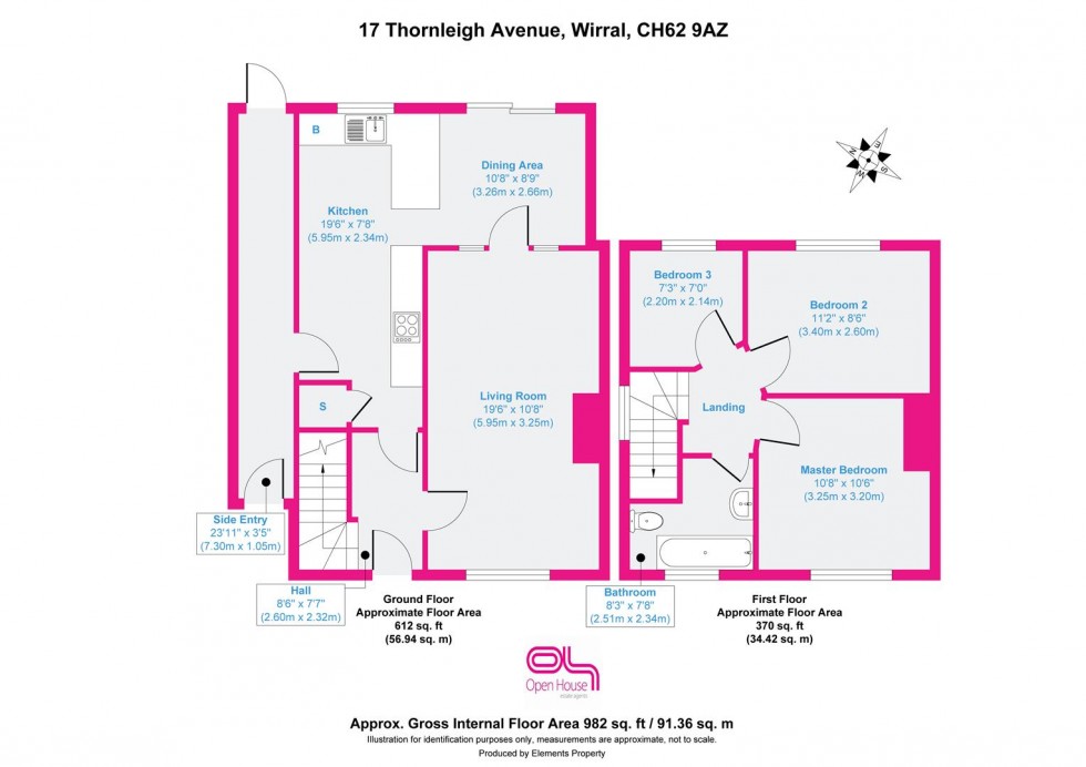 Floorplan for Thornleigh Avenue, Wirral