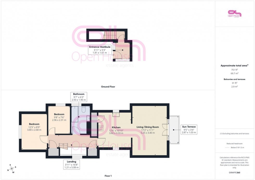 Floorplan for South Coast Road, Peacehaven