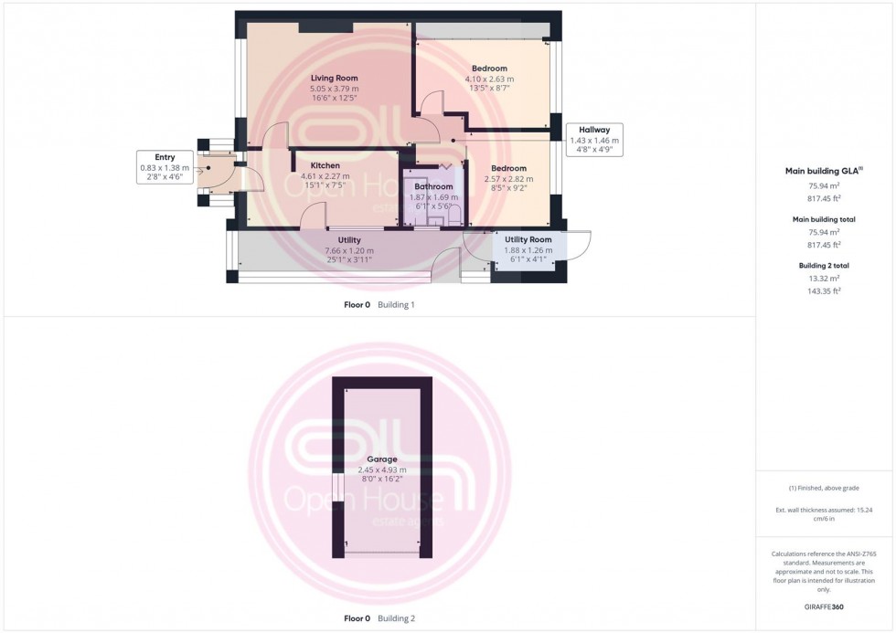 Floorplan for Clay Street, Burton-On-Trent