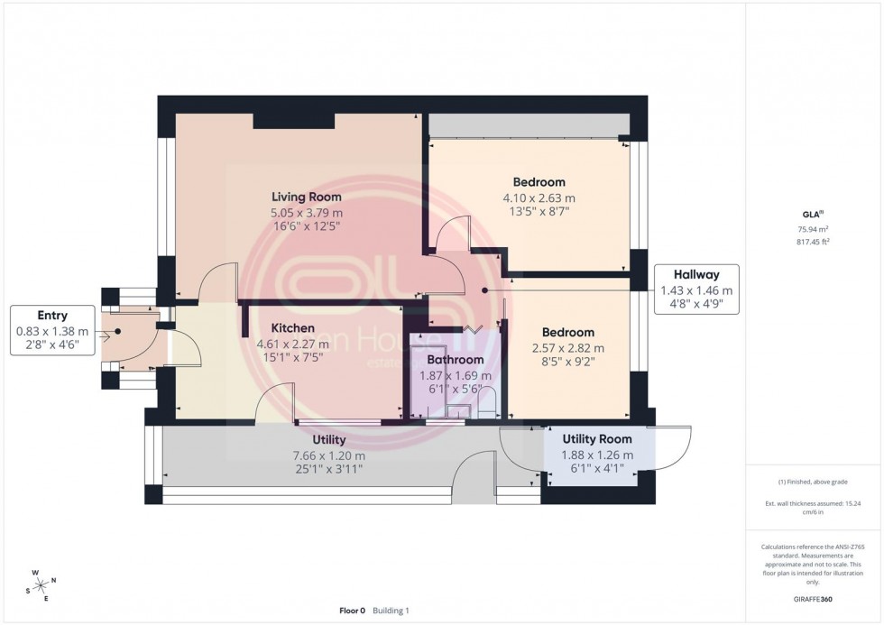 Floorplan for Clay Street, Burton-On-Trent