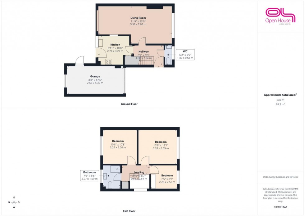 Floorplan for Buckland Road, Stafford