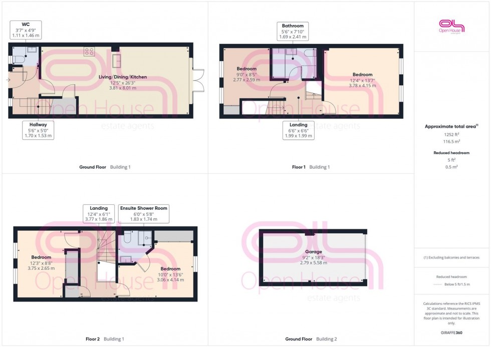 Floorplan for Seaview Avenue, Peacehaven