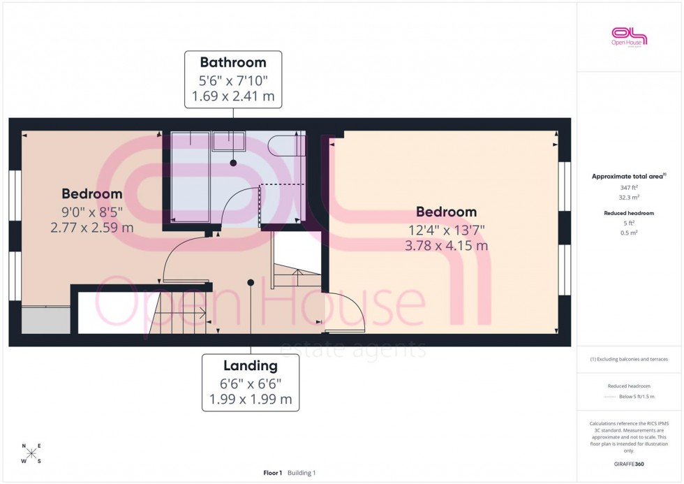 Floorplan for Seaview Avenue, Peacehaven