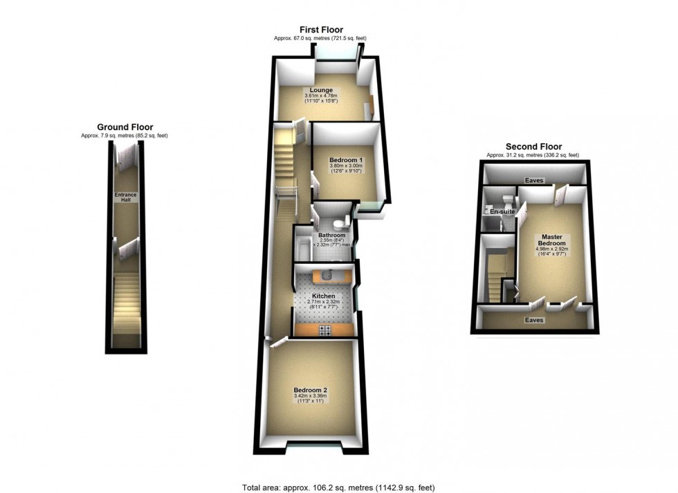 Floorplan for Browning Road, Worthing