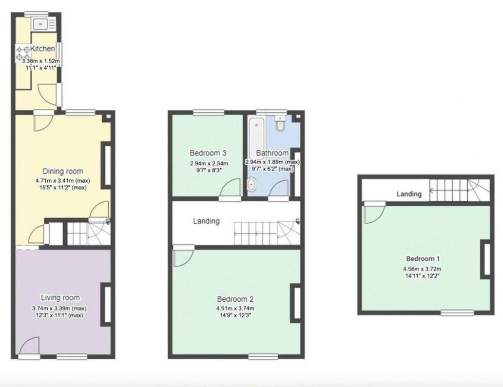 Floorplan for Chippendale Street, Nottingham