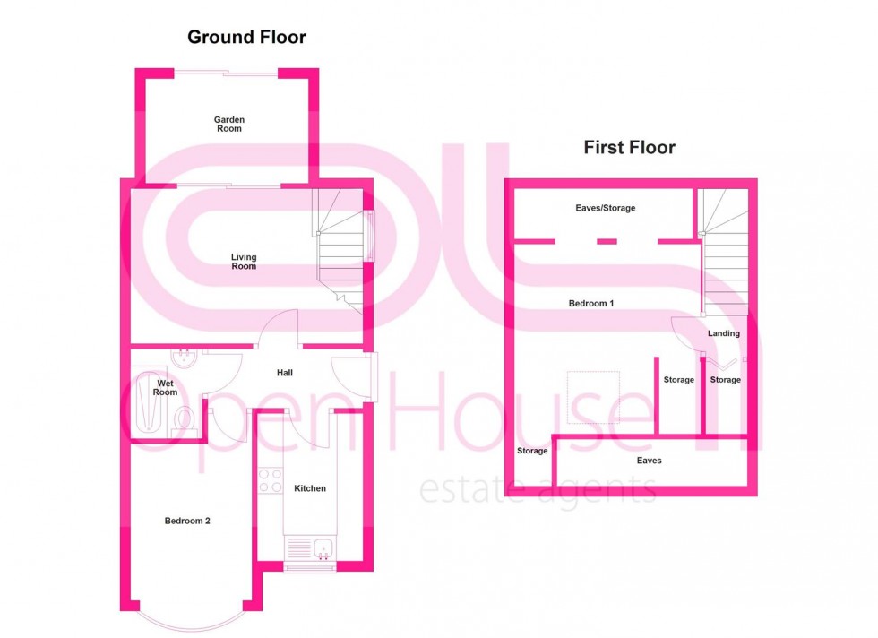 Floorplan for The Orchard, Bicton Heath, Shrewsbury