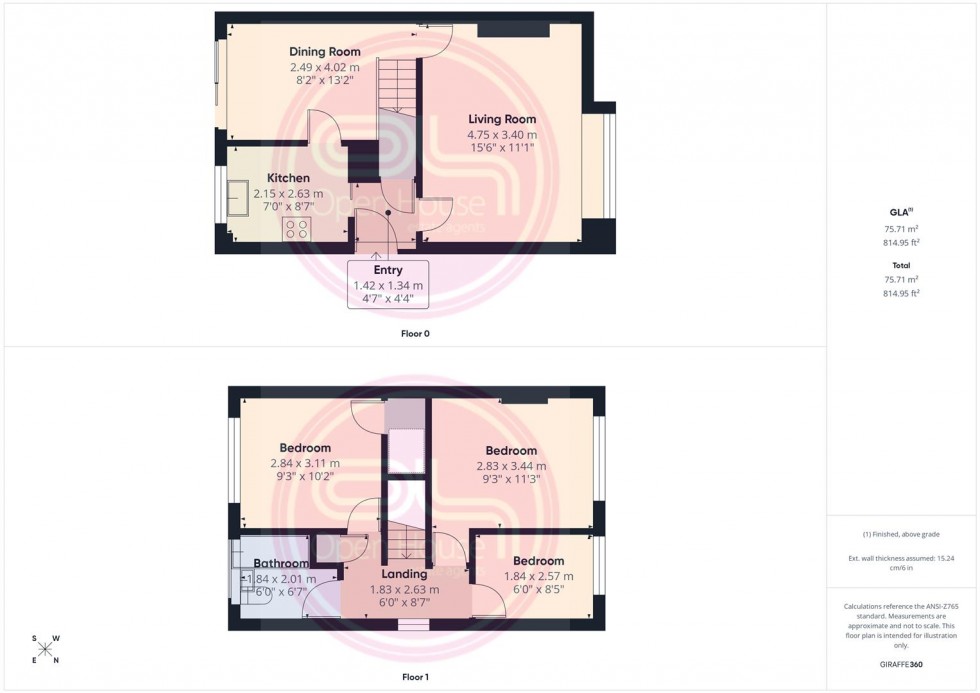 Floorplan for Grange Street, Burton-On-Trent