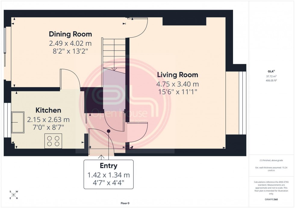Floorplan for Grange Street, Burton-On-Trent