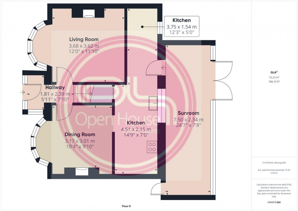 Floorplan for Lichfield Road, Barton Under Needwood, Burton-On-Trent