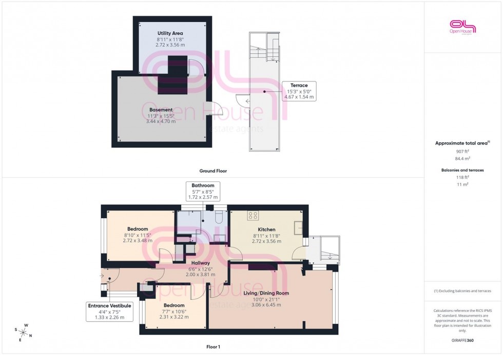 Floorplan for Lee Way, Newhaven