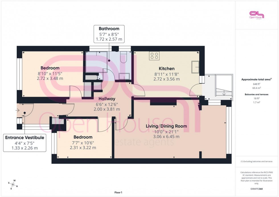 Floorplan for Lee Way, Newhaven