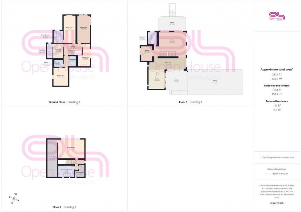 Floorplan for Chene Road, Peacehaven