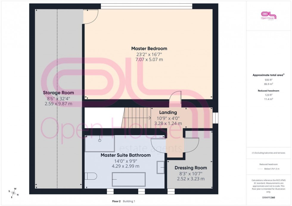 Floorplan for Chene Road, Peacehaven