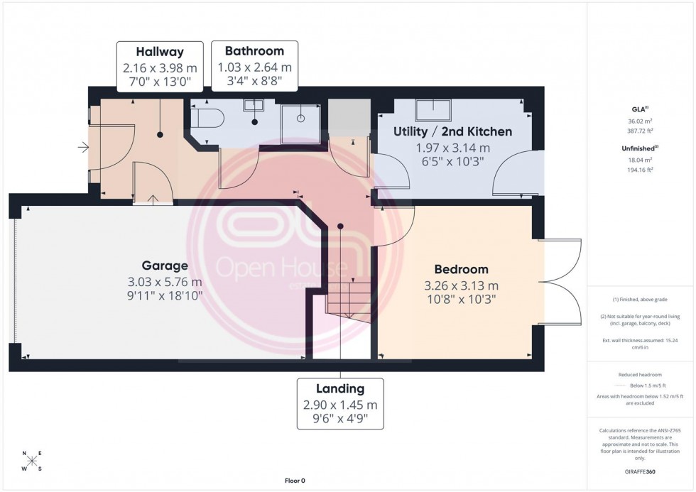 Floorplan for Acacia Lane, Branston, Burton-On-Trent
