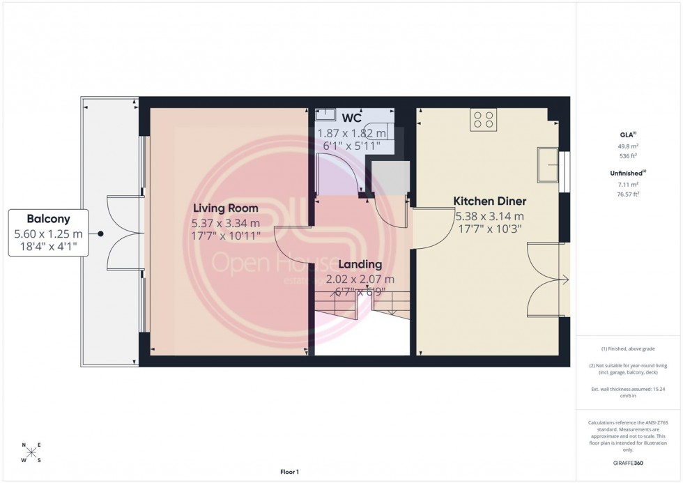 Floorplan for Acacia Lane, Branston, Burton-On-Trent
