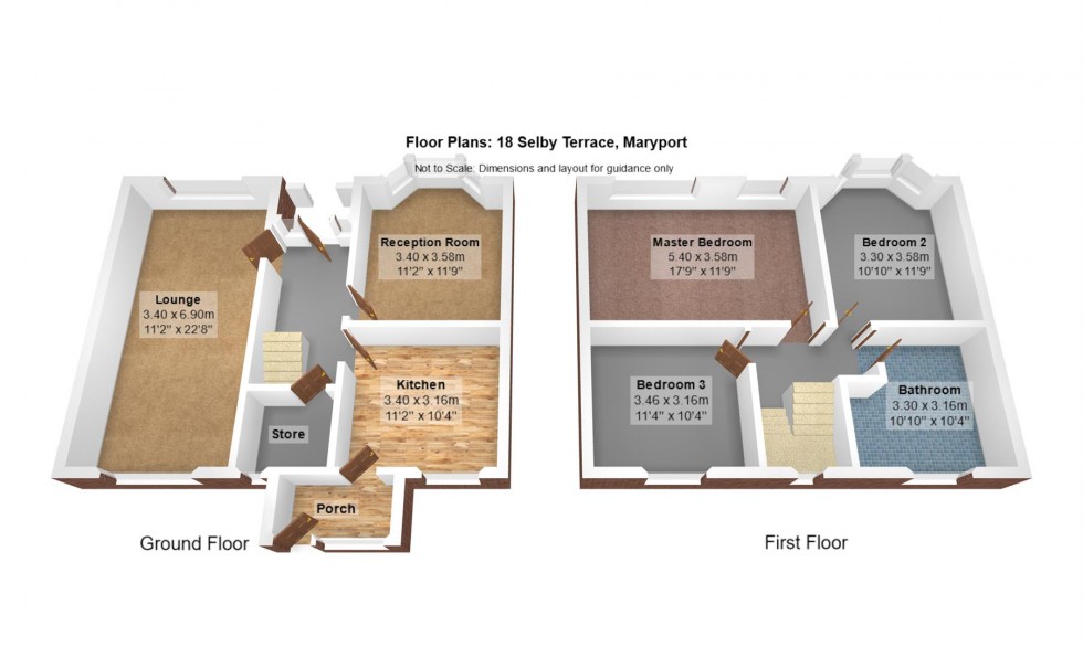 Floorplan for Selby Terrace, Maryport