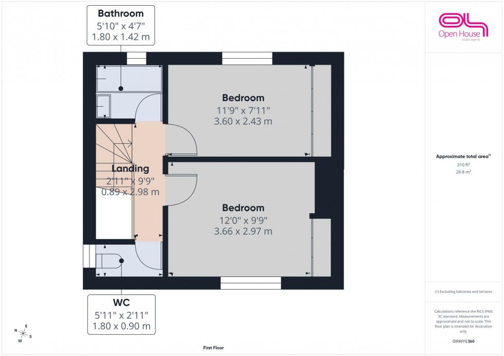Floorplan for John Amery Drive, Stafford