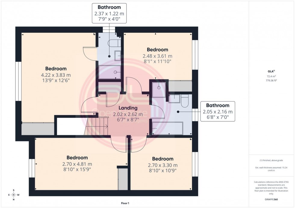 Floorplan for Queen Victoria Drive, Swadlincote