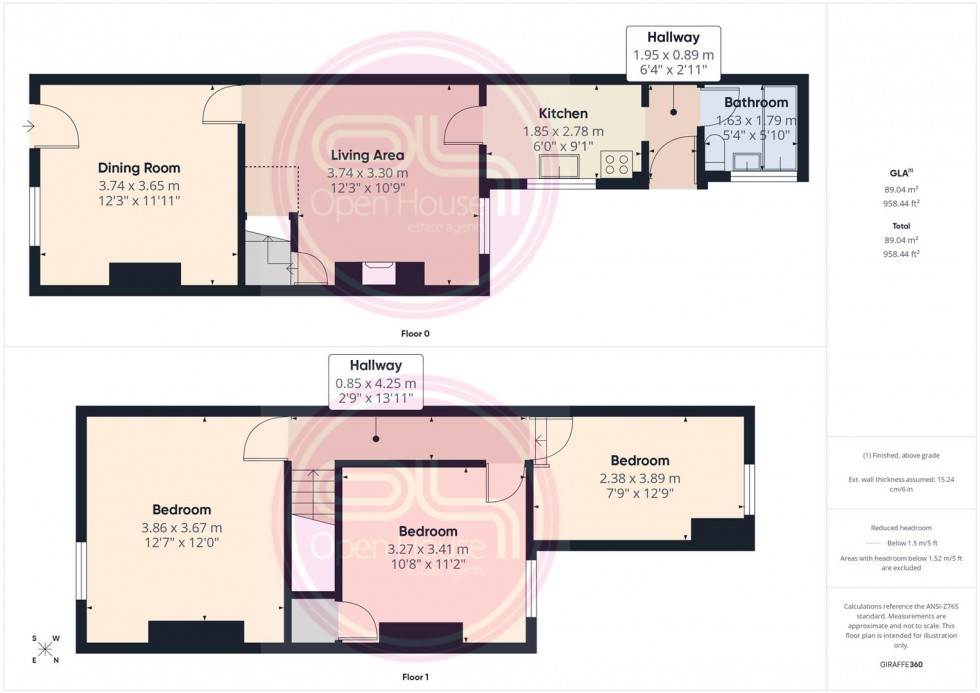 Floorplan for Uxbridge Street, Burton-On-Trent