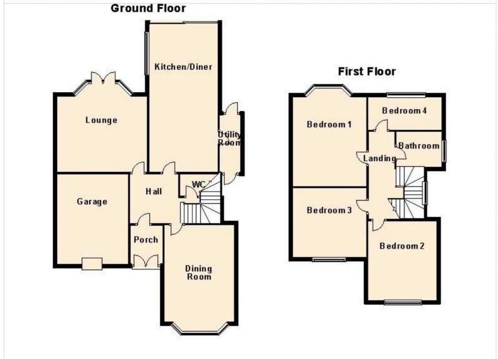Floorplan for Tamworth Road, Sutton Coldfield