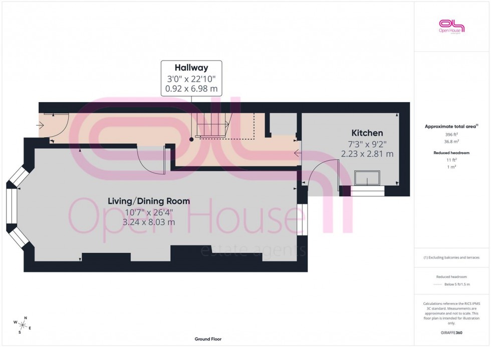 Floorplan for Lewes Road, Newhaven