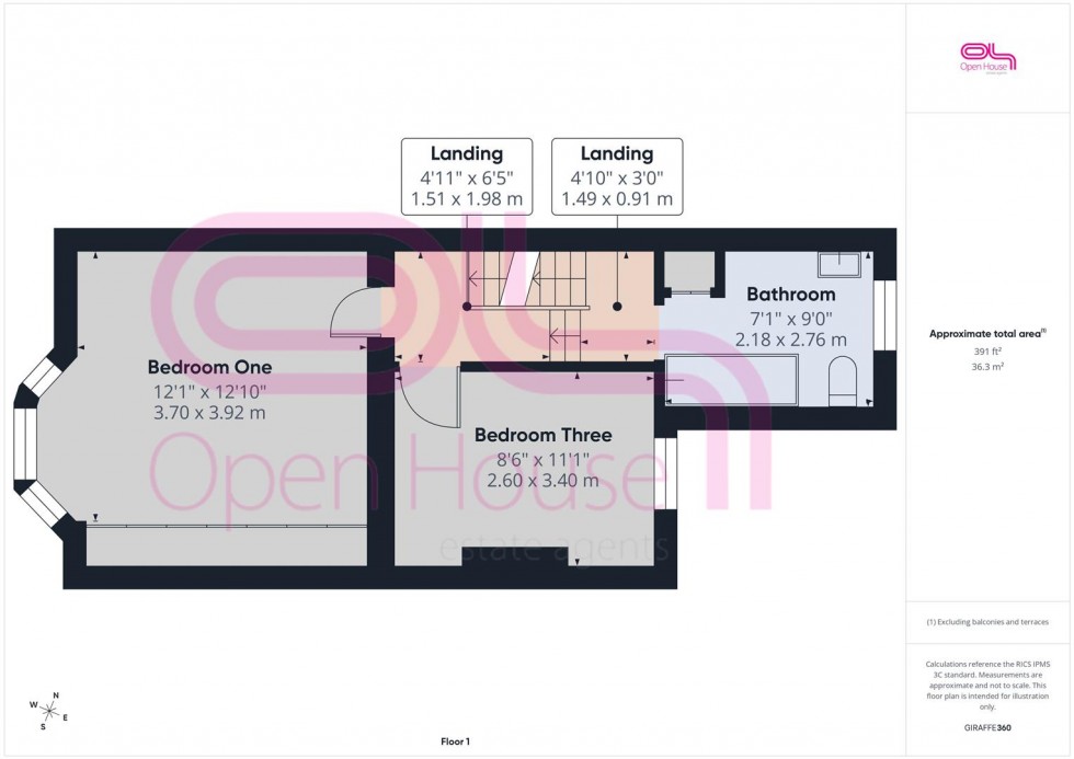 Floorplan for Lewes Road, Newhaven