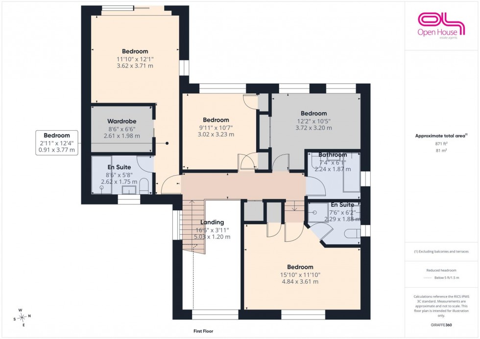 Floorplan for Meadow Ridge, Stafford