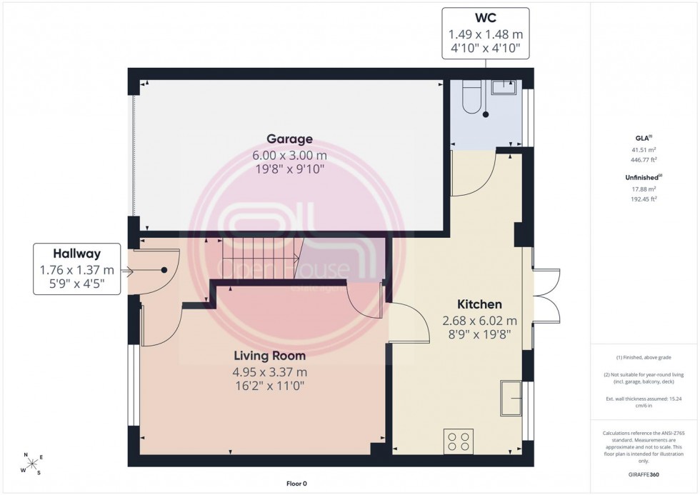 Floorplan for St. Marys Drive, Stretton, Burton-On-Trent