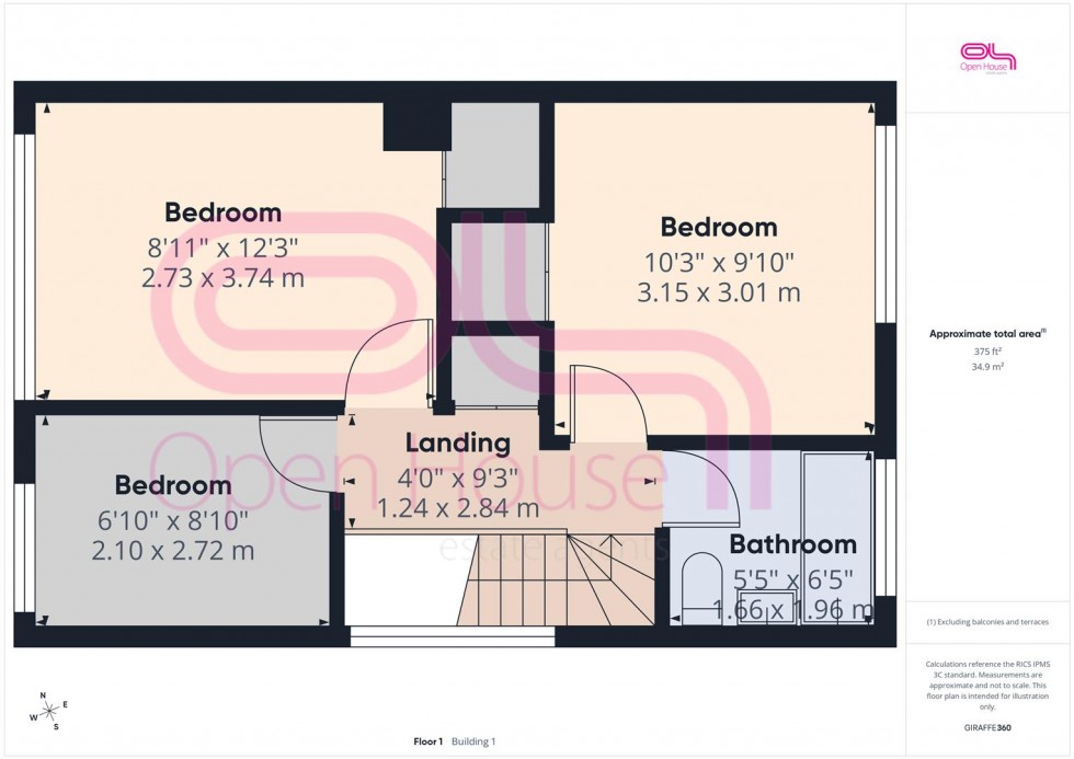 Floorplan for Phyllis Avenue, Peacehaven