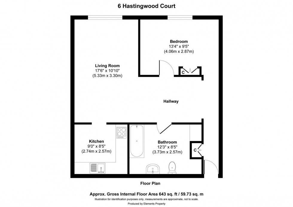 Floorplan for Cripsey Avenue, Ongar