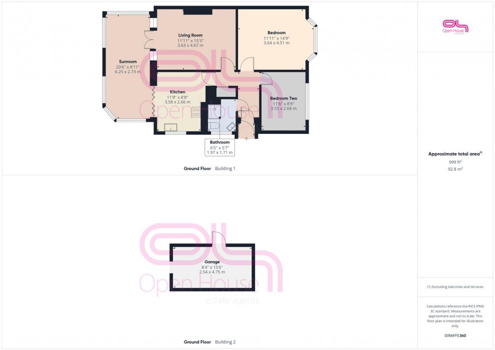 Floorplan for South Coast Road, Telscombe Cliffs, Peacehaven
