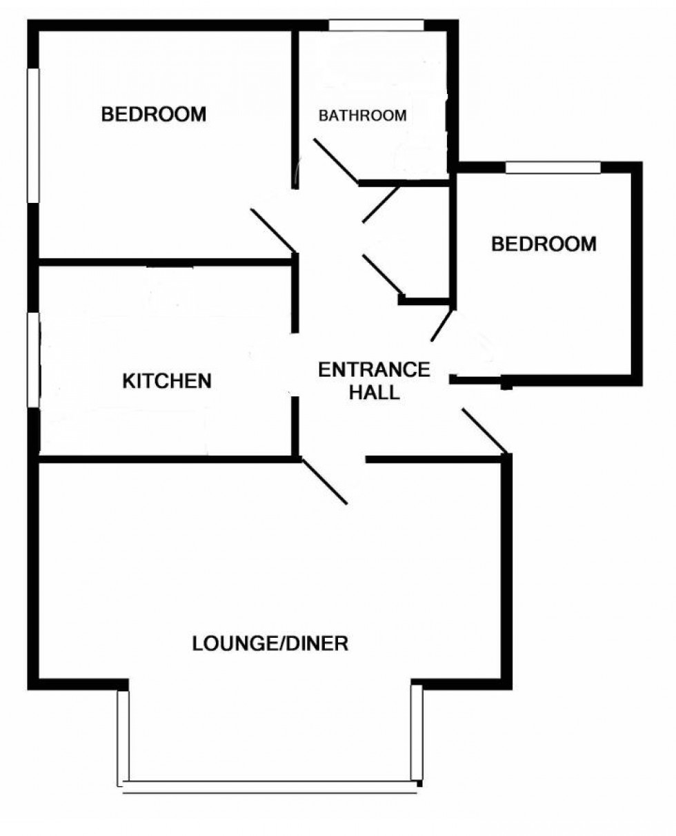 Floorplan for South Coast Road, Peacehaven