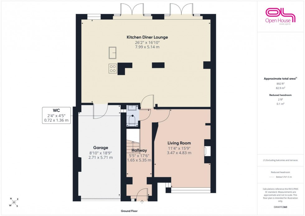 Floorplan for Cannock Road, Brocton, Stafford